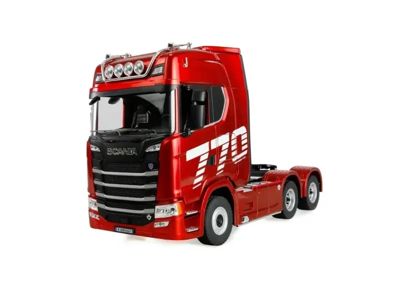IQ models RC tahač Scania 770 S 6x4 1:18 RTR červená metalíza