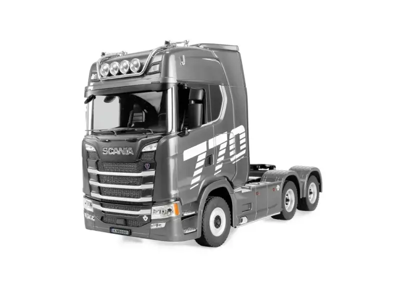 IQ models RC tahač Scania 770 S 6x4 1:18 RTR šedá metalíza