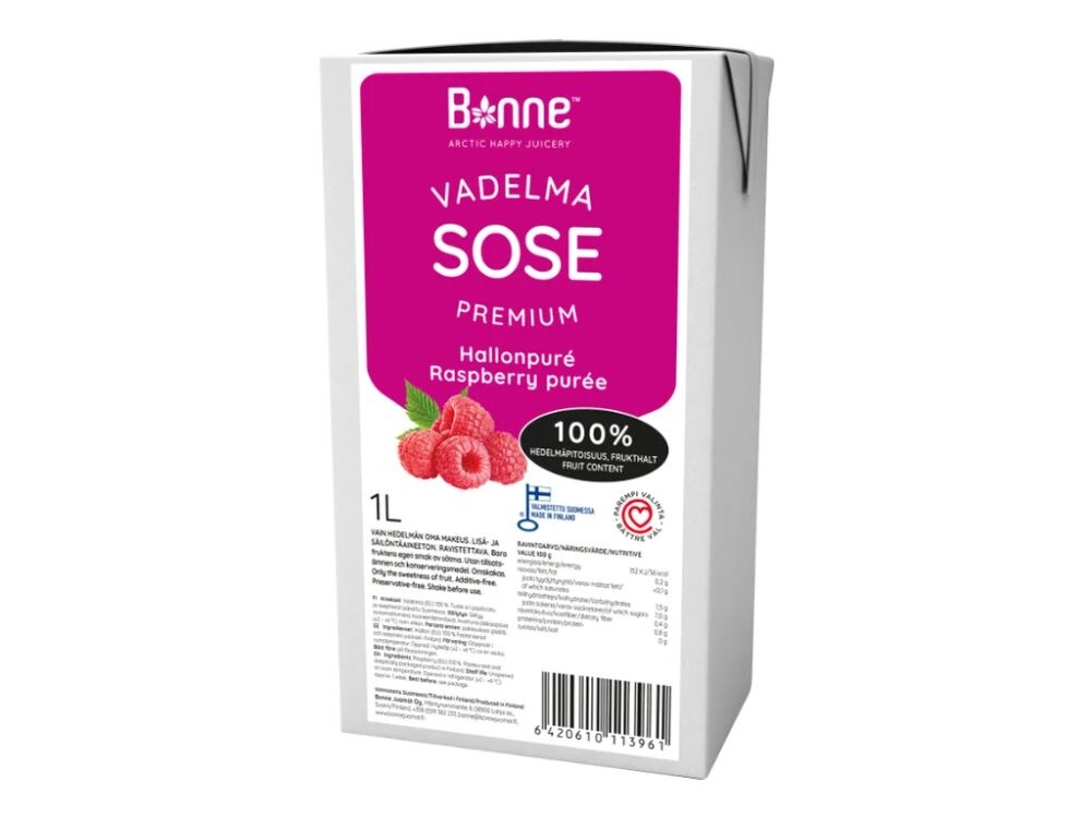 Ovocné pyré Malina 1l -
