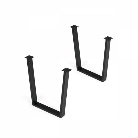 Nohy k jídelnímu stolu, 2 ks, kov, černá, TL-F1004 BK TL-F1004 BK Autronic