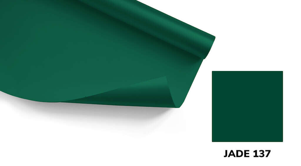 BD Backgrounds papírové pozadí 2,72 × 11 m JADE, tmavě zelená