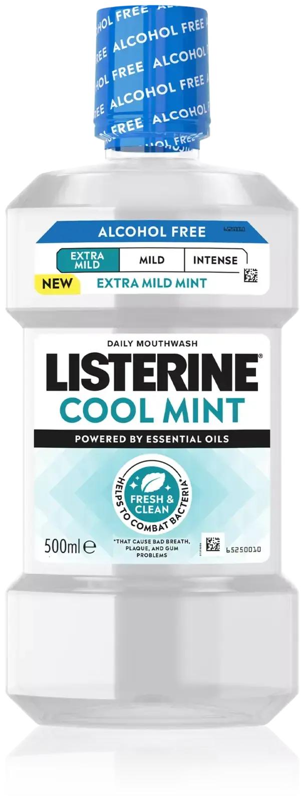 Listerine Ústní voda Cool Mint Extra Mild Mouthwash 500 ml 500 ml