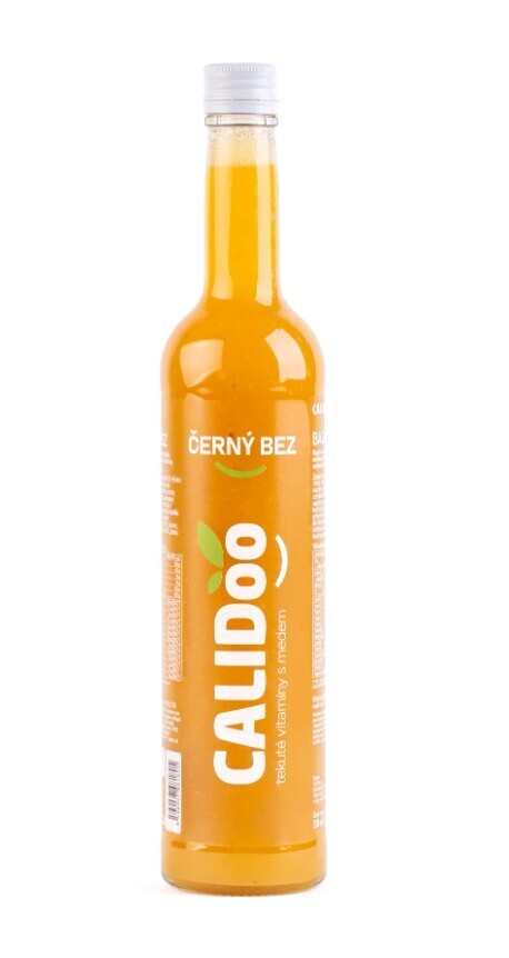 calidoo Černý bez - tekuté vitamíny s medem 500 ml