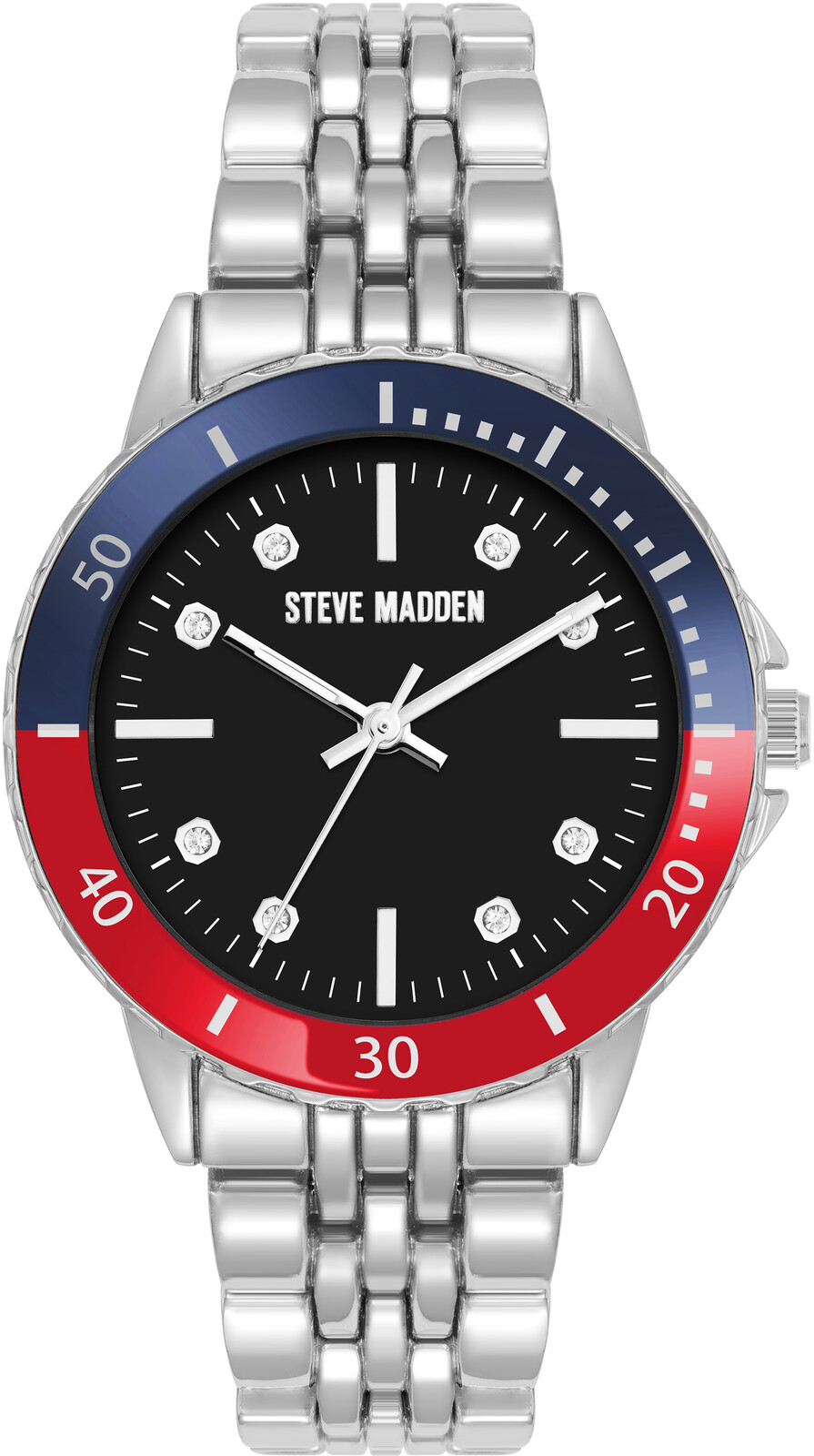 Steve Madden Analogové hodinky SM-8115BRSV