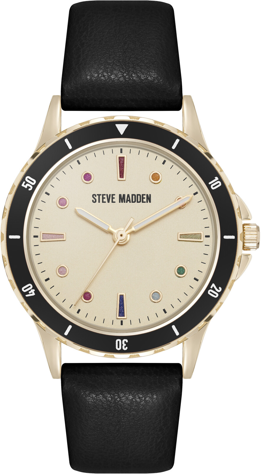Steve Madden Analogové hodinky SM-8174BKGP