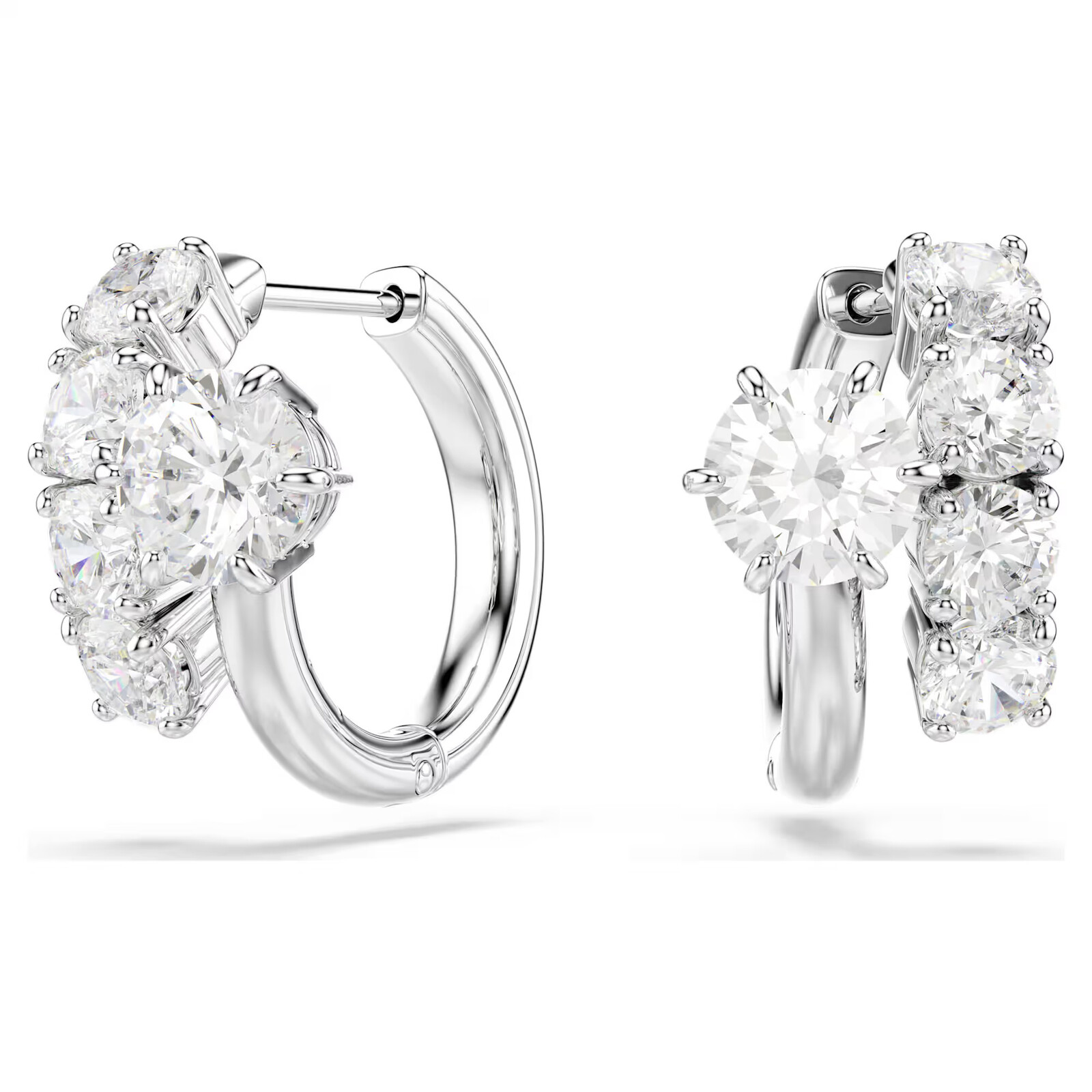 Swarovski Úchvatné kruhové náušnice Matrix 5753572