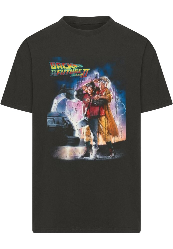 Back to the Future II Poster Oversize Tee black XS 5XL