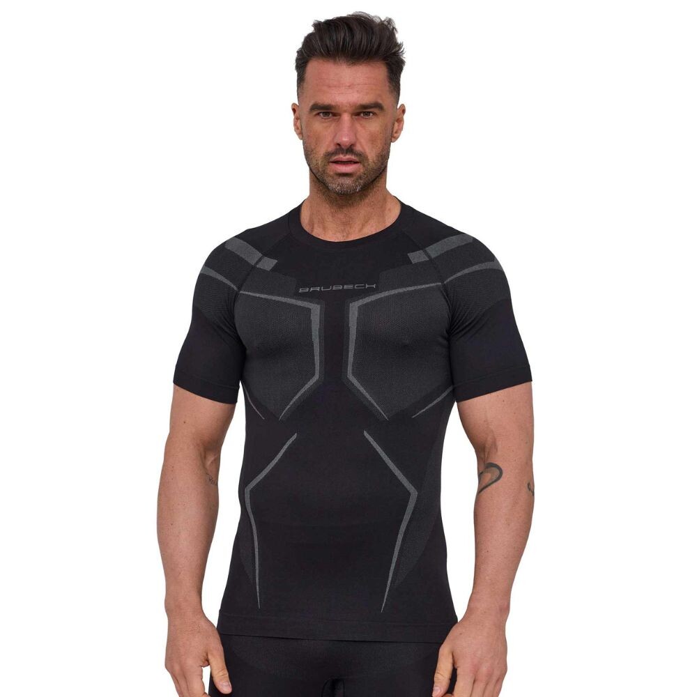 Brubeck Dry s krátkým rukávem SS1466M Black/Graphite - S