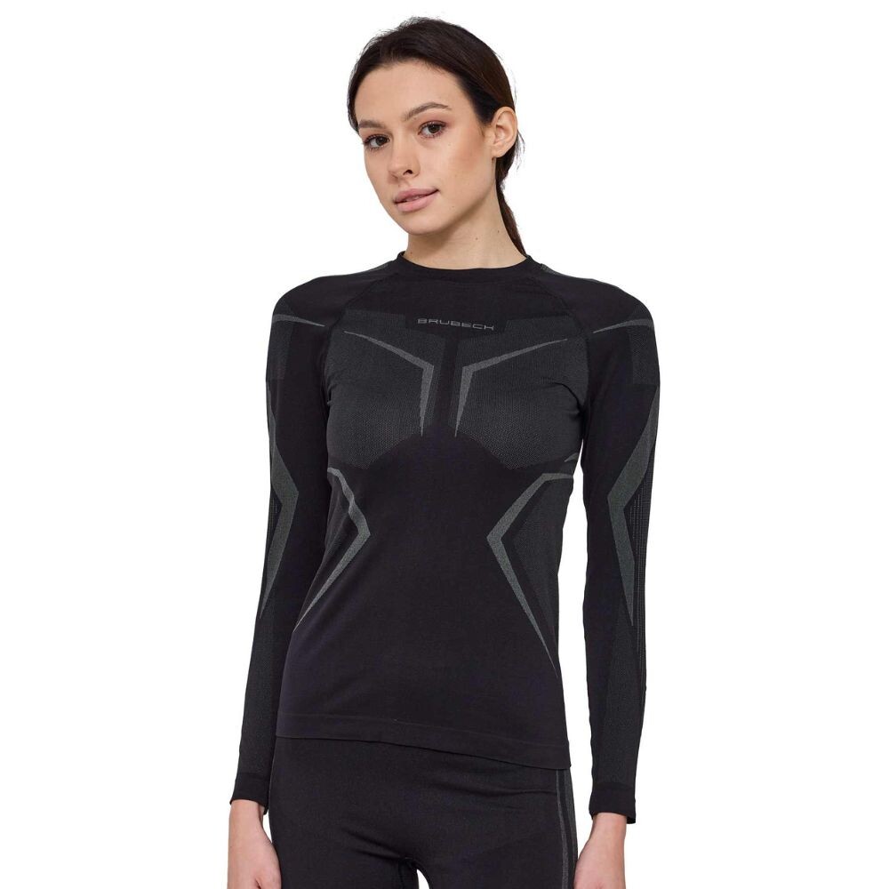 Brubeck Dry s dlouhým rukávem LS1736W Black/Graphite - S