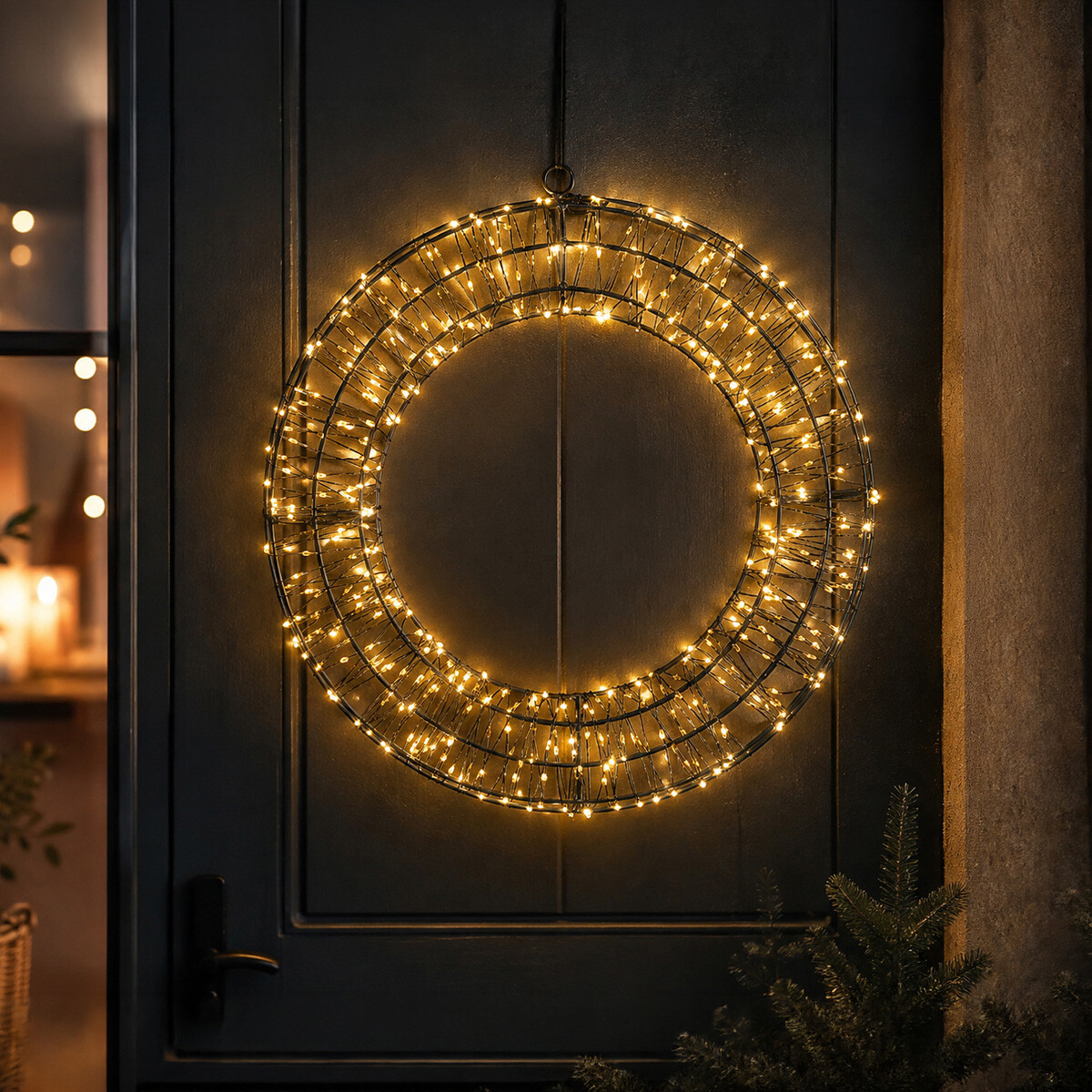 Grundig LED Věnec, černý