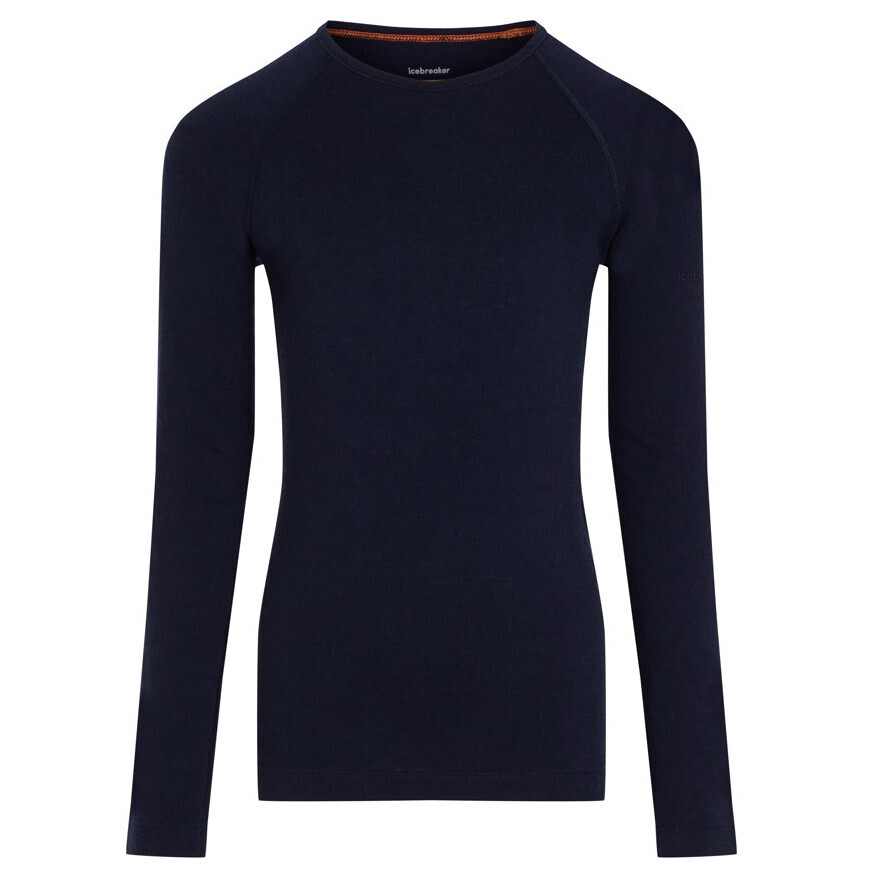 Dětské funkční triko Icebreaker K 200 Oasis LS Crewe Midnight Navy Dětská velikost: 104 / Barva: tmavě modrá