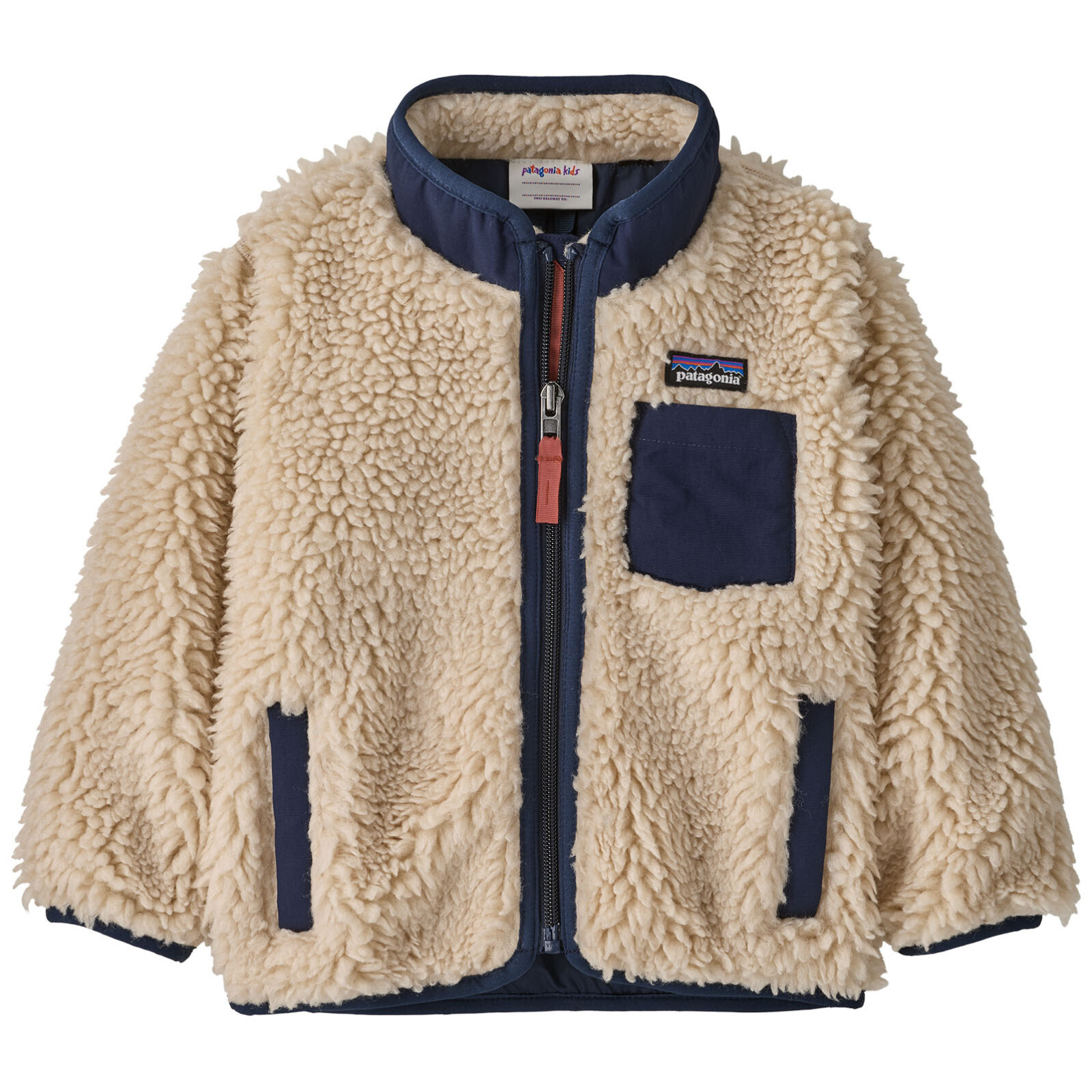 Dětská mikina Patagonia Baby Retro-X Jacket Dětská velikost: 12-18 měsíců / Barva: béžová/modrá
