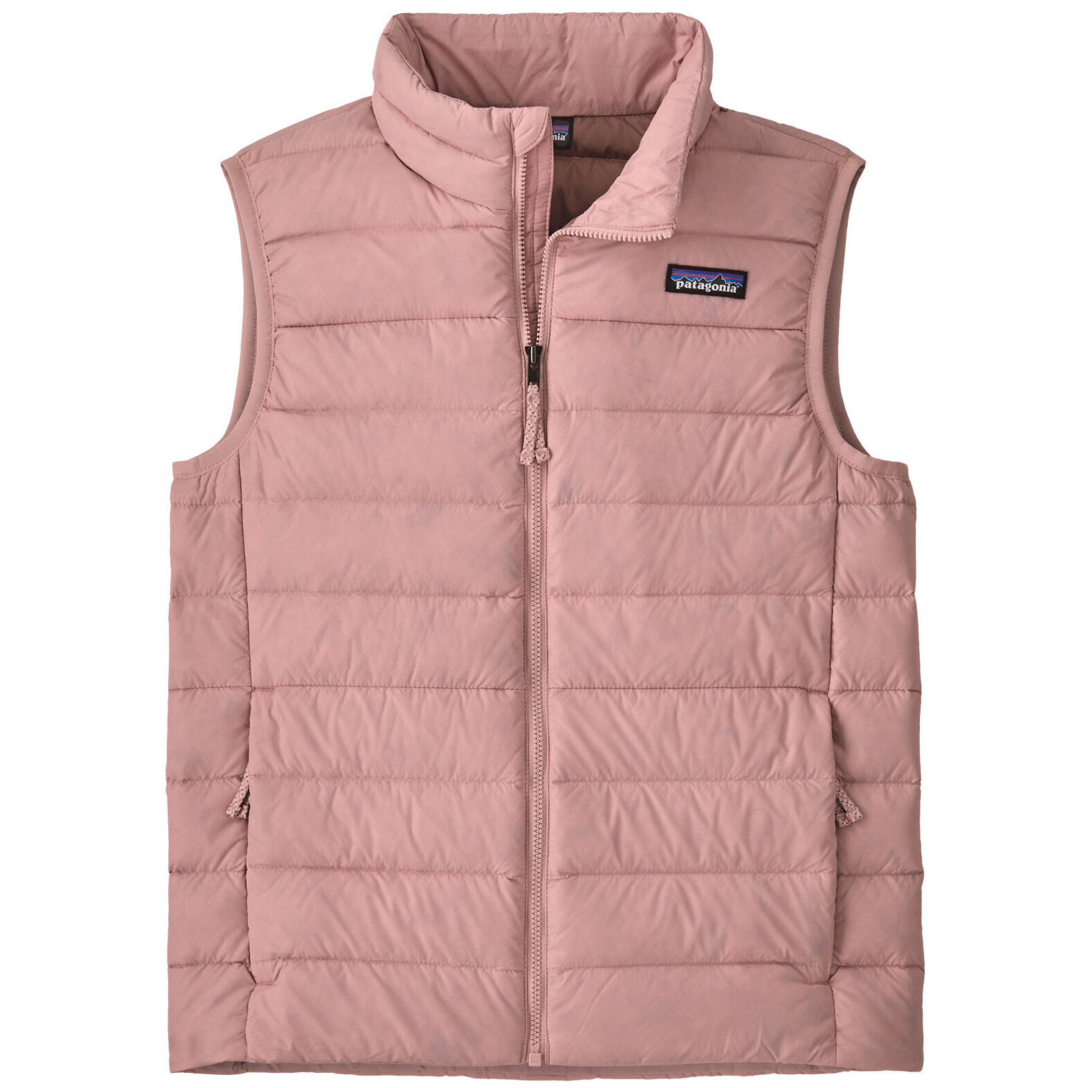 Dětská vesta Patagonia K's Down Sweater Vest - Fuzzy Mauve Dětská velikost: M / Barva: růžová
