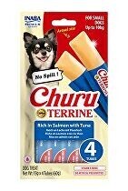 Churu Dog Terrine losos s tuňákem plemena S 4x15g + Množstevní sleva