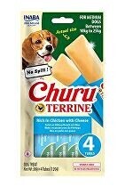 Churu Dog Terrine kuřecí se sýrem plemena M 4x30g + Množstevní sleva