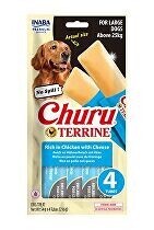 Churu Dog Terrine kuřecí se sýrem plemena L 4x54g + Množstevní sleva