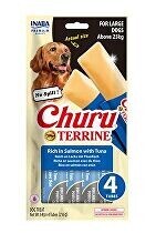 Churu Dog Terrine losos s tuňákem plemena L 4x54g + Množstevní sleva