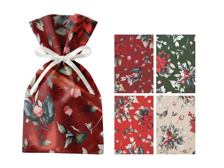MFP 5800814 Sáček vánoční 20x35cm XMAS FLOWER