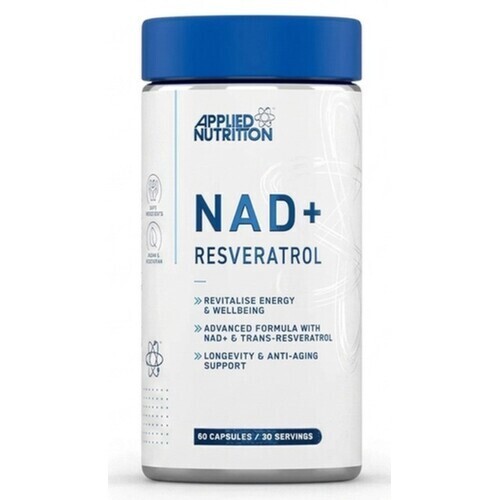 Applied Nutrition Nad+ Resveratrol 60 cps
