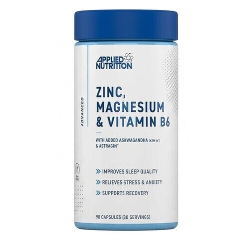 Applied Nutrition Zinc, Magnesium Vitamin B6 (ZMA) 90 cps