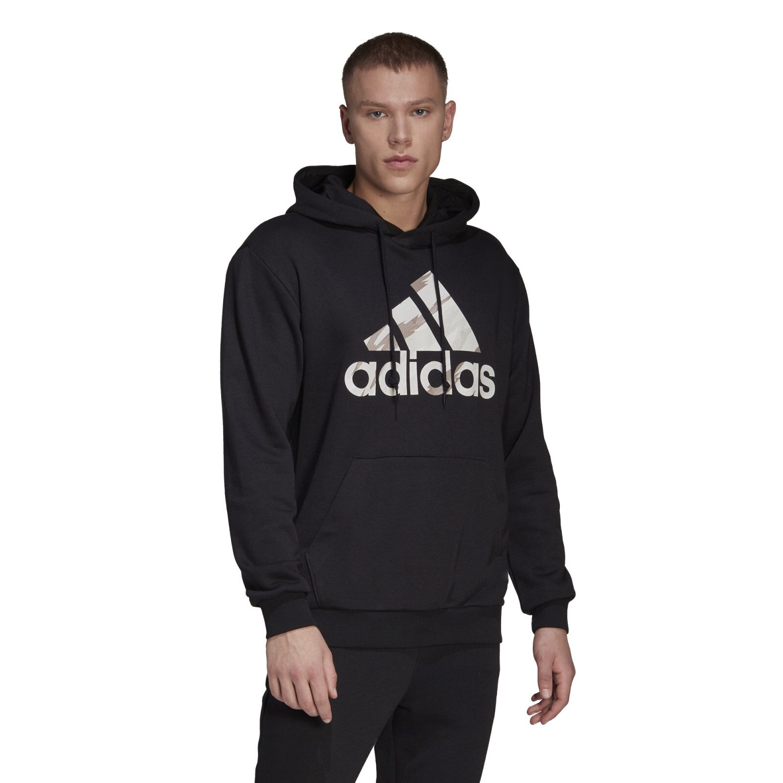 adidas Essentials French Terry Camo-Print Hoodie XL