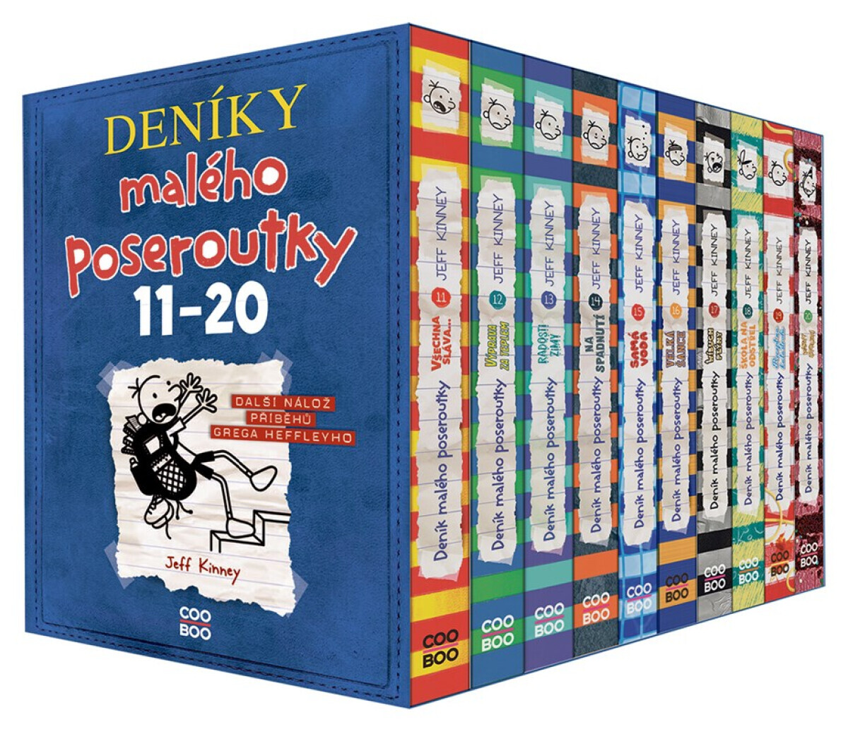 Deník malého poseroutky BOX 11-20 - Jeff Kinney
