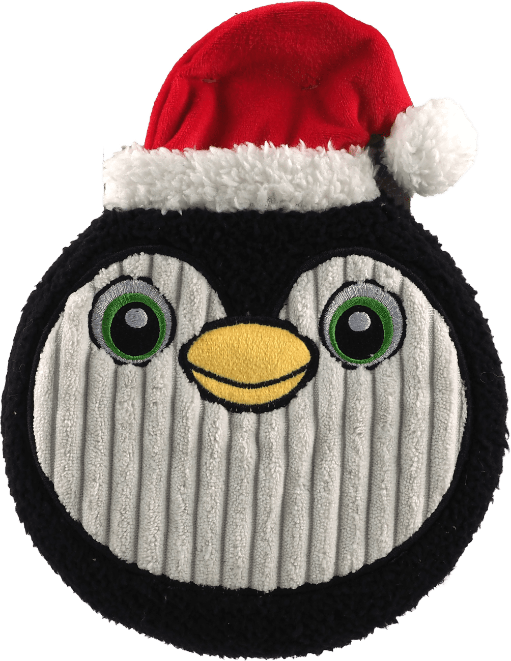 Hračka pro psy Dog Fantasy Winter Tale tučňák plyšový placatý pískací 25 cm