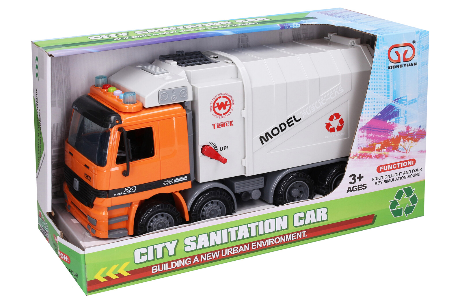 Auto popelářské s efekty 36,3 cm