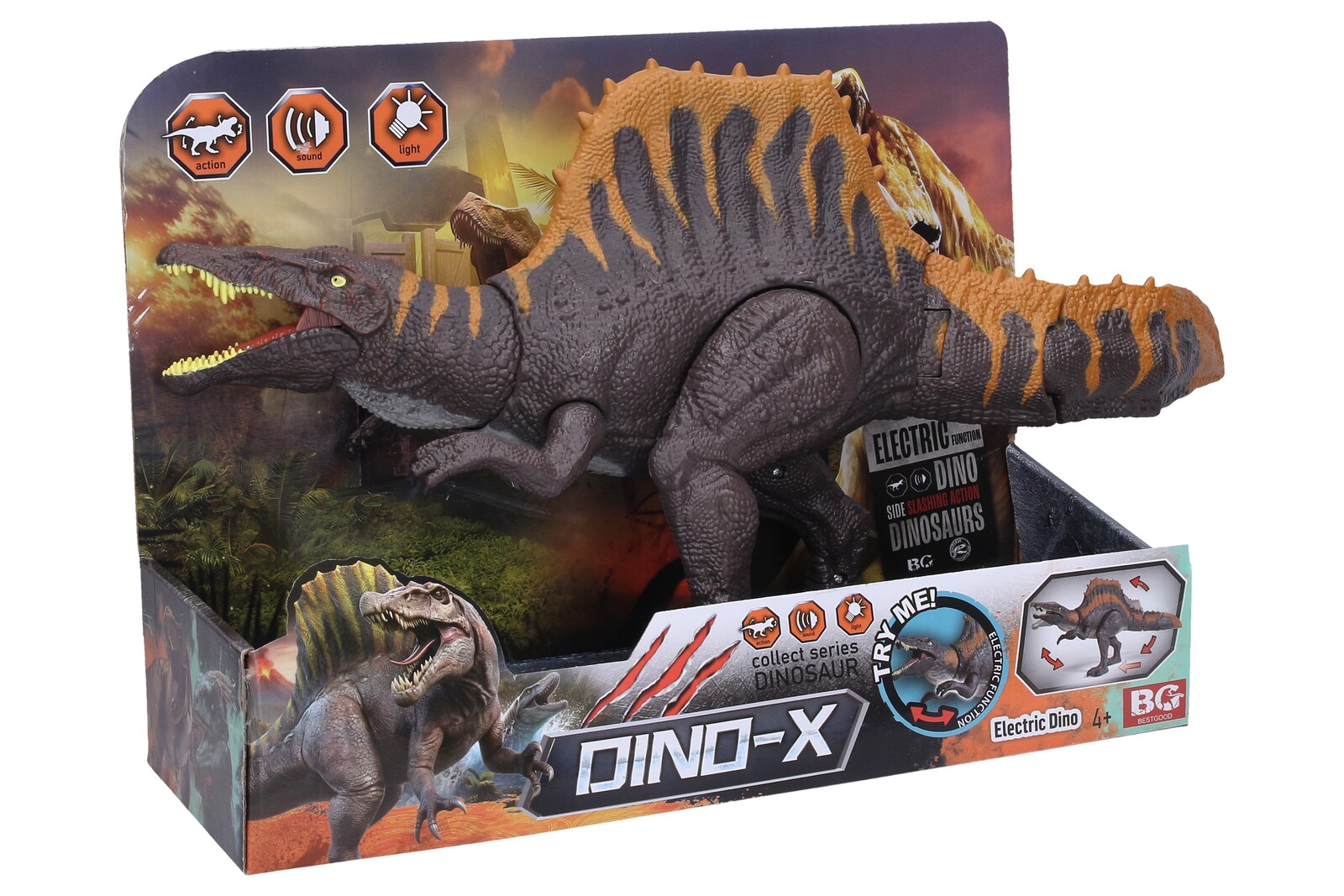 Dinosaurus se světelnými a zvukovými efekty 42 cm