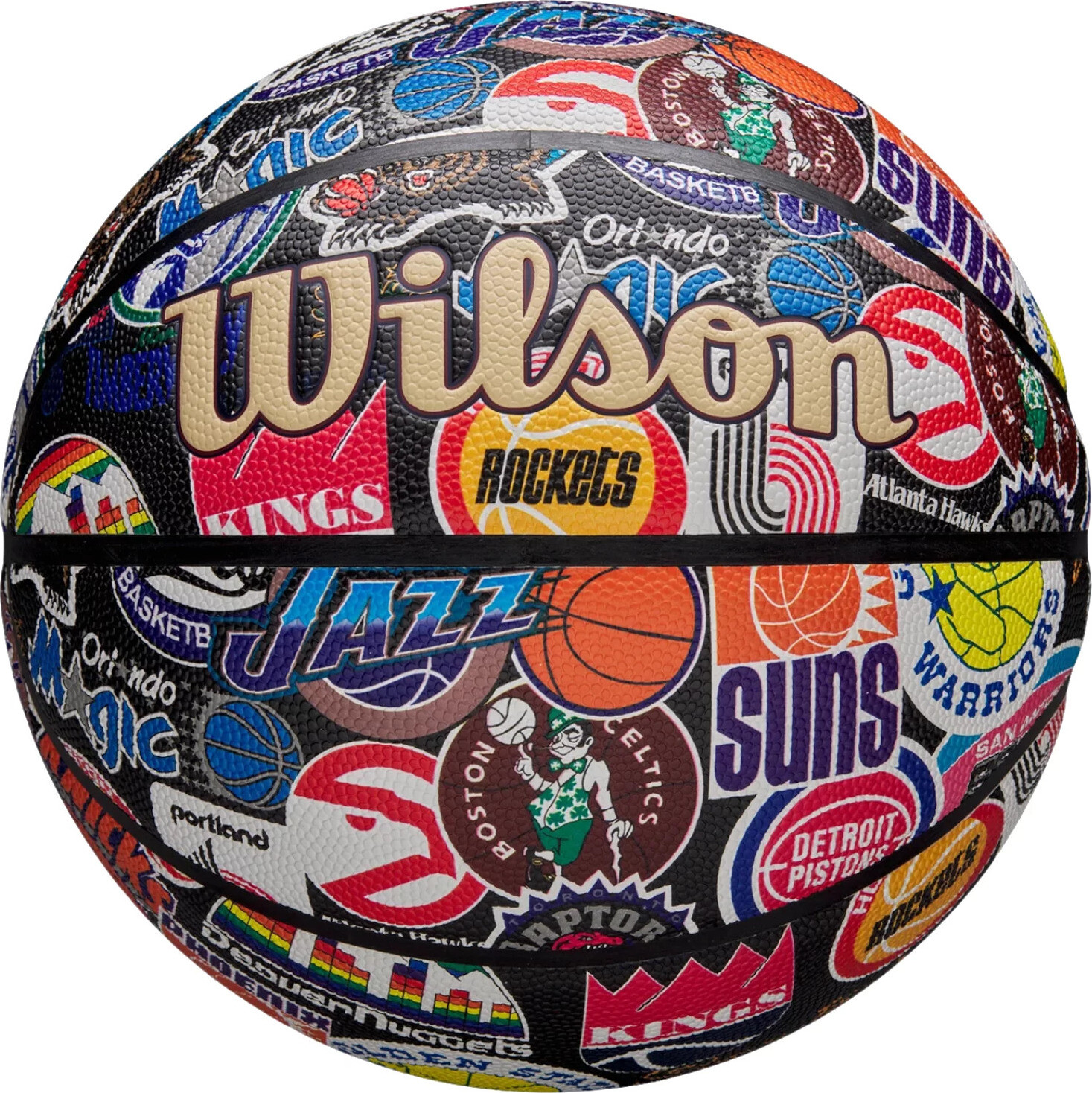 Basketbalový míč Wilson NBA All Team Retro Ball WZ4028501XB Velikost: 7