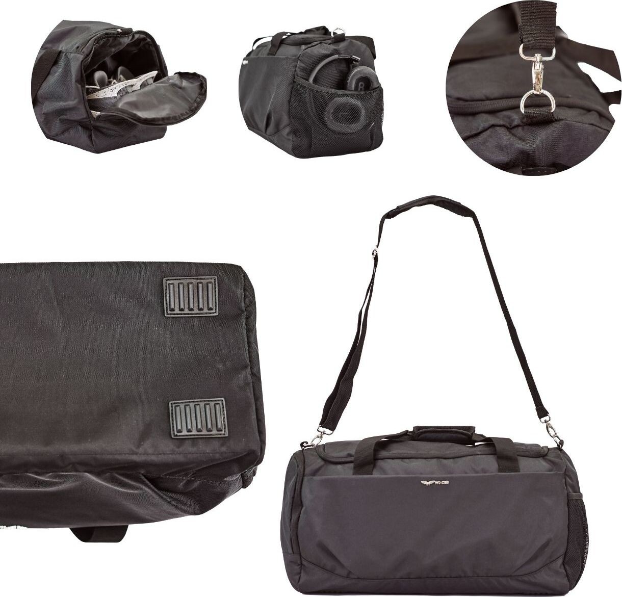 Unisex sportovní cestovní taška Wings 33 l černá Velikost: ONE SIZE