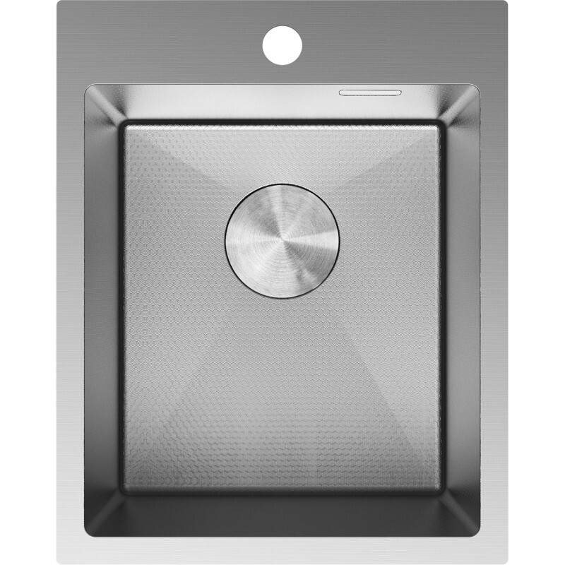MEXEN Solix ocelový dřez 1-bowl 400 x 500 mm, nerez HC 6406401000-01HC