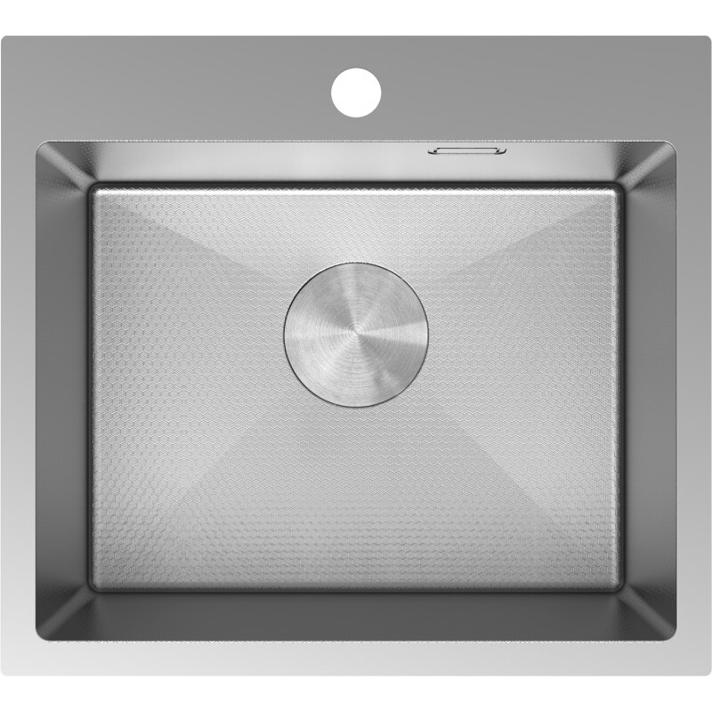 MEXEN Solix ocelový dřez 1-bowl 500 x 450 mm, nerez HC 6402501000-01HC