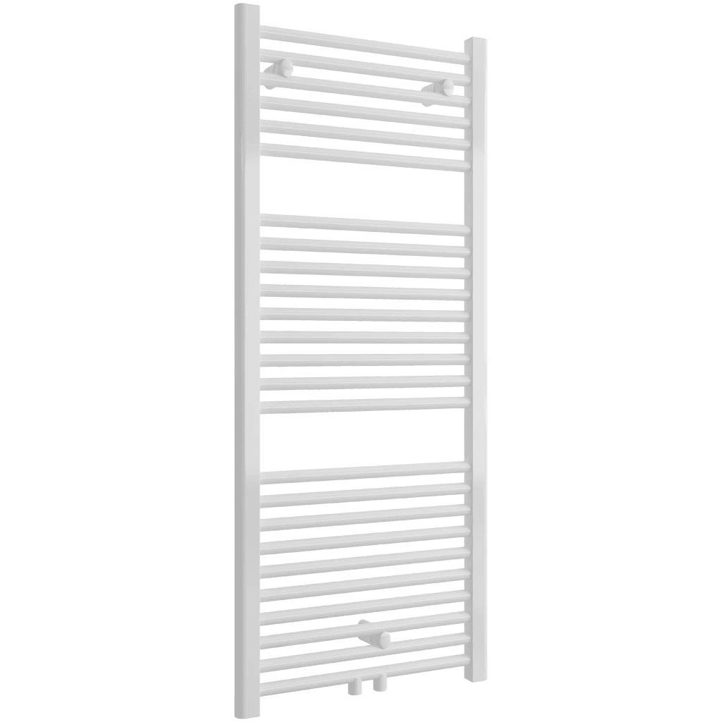 CERANO Koupelnový radiátor Lincoln středové připojení 50mm/boční 366W bílá lesklá 1200x500 mm CER-429580
