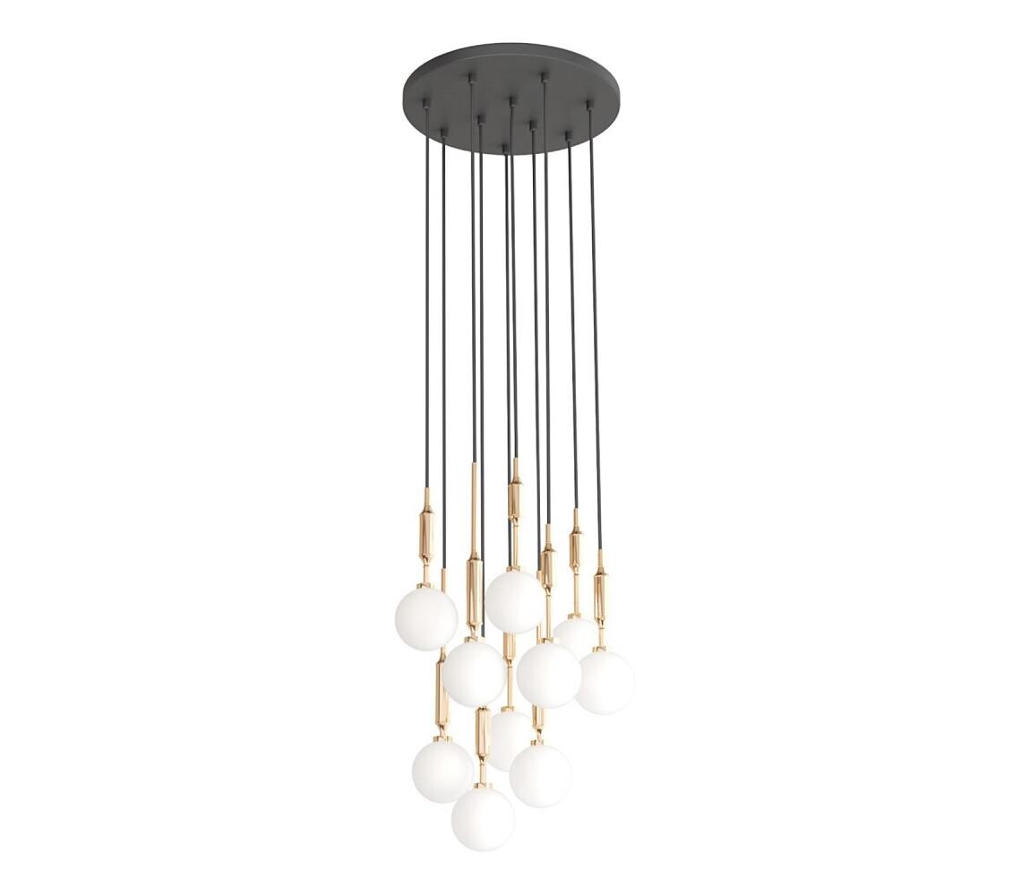 Open Design OR85365 - Lustr na lanku ERO 10xG9/8W/230V zlatá OR85365