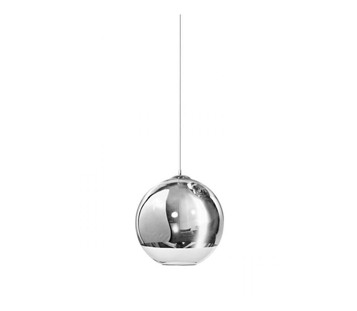 Azzardo  - Lustr na lanku SILVER 1xE27/60W/230V