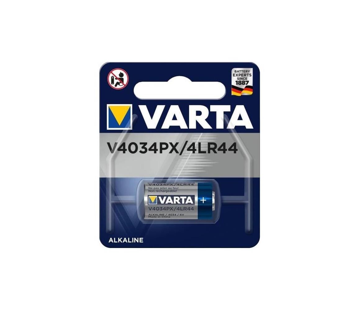 Varta 4034101401 - 1 ks Alkalická baterie ELECTRONICS V4034PX/4LR44 6V 4034101401