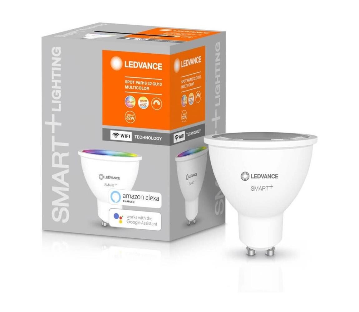 LED RGBW Stmívatelná žárovka SMART+ GU10/5W/230V 2700K-6500K - Ledvance 4058075485693