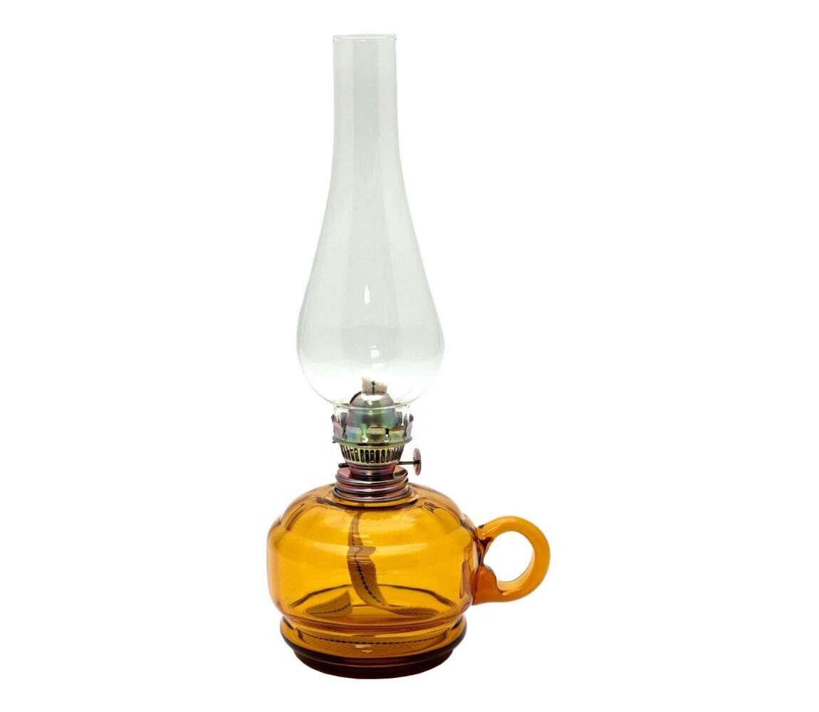 Floriánova huť Petrolejová lampa MONIKA 34 cm amber 110-0110-0000-19-00-000