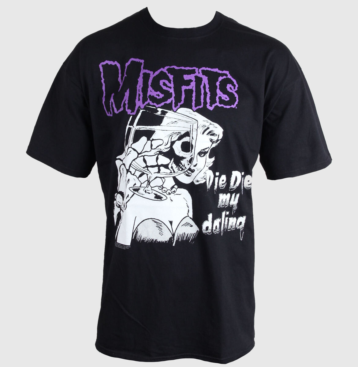 PLASTIC HEAD Misfits Die Die My Darling černá vícebarevná S