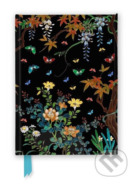 Zápisník Flame Tree. Ashmolean Museum: Cloisonné Casket with Flowers and Butterflies