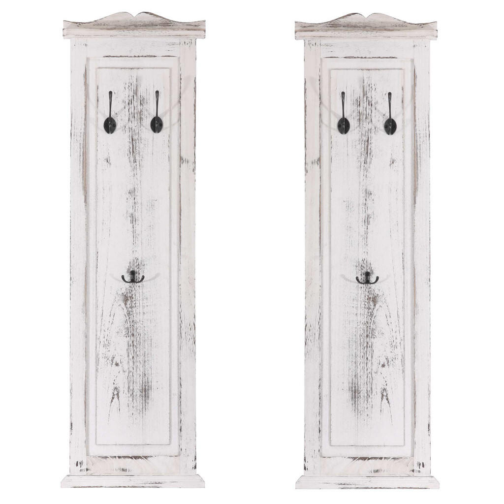 MCW NÁSTĚNNÁ SKŘÍŇ Bílá, sada 2 ks