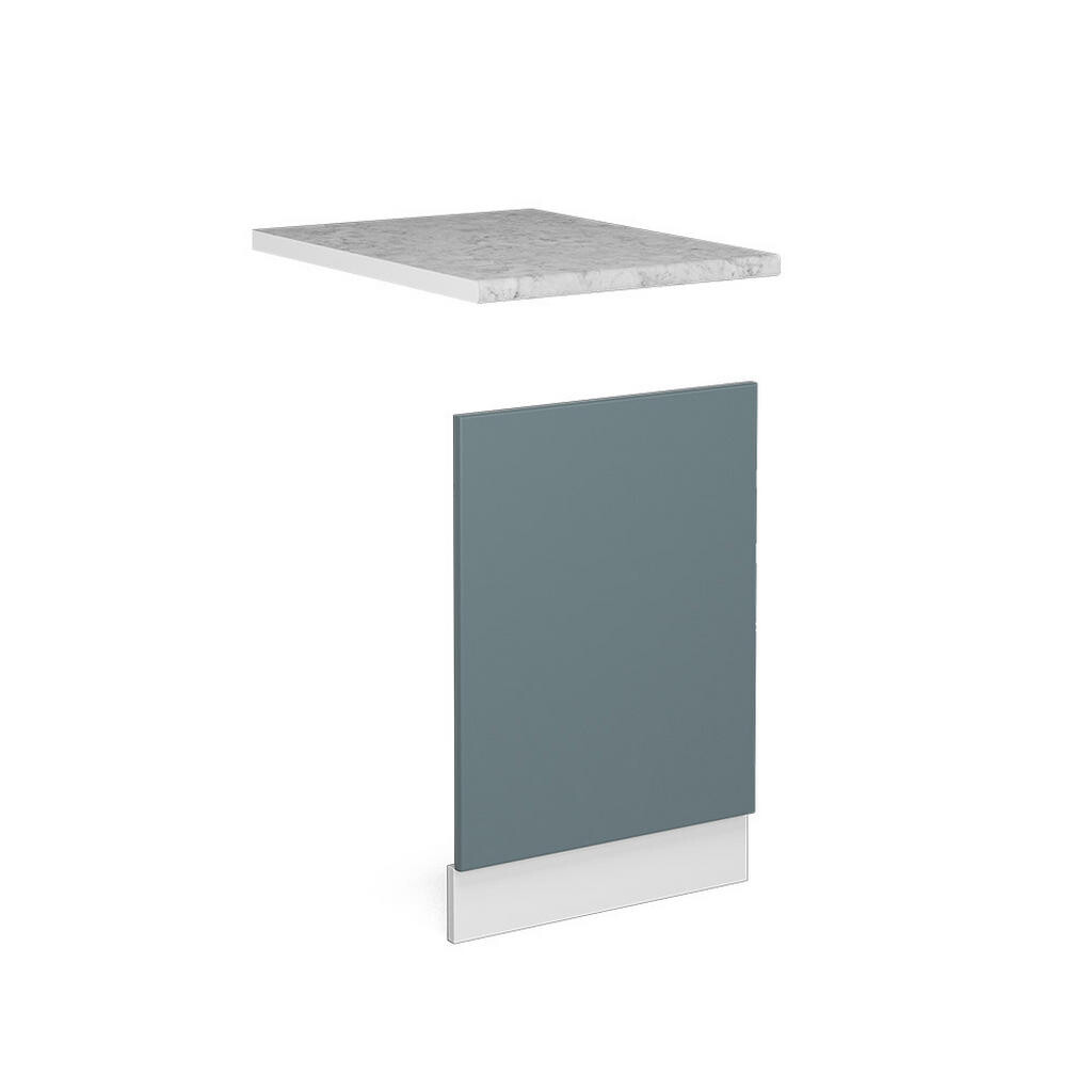 Vicco PŘEDNÍ PANEL R-Line Modrošedá 45 cm s pracovní deskou
