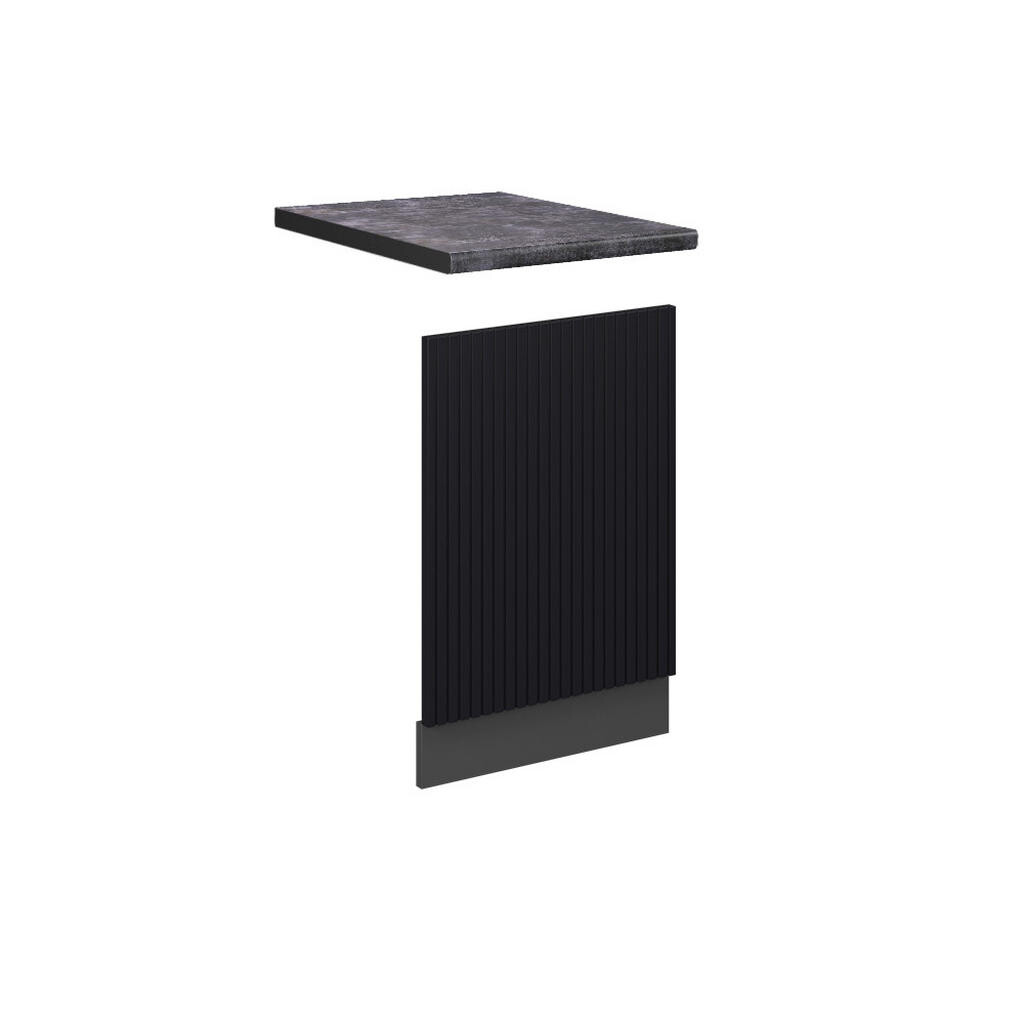Vicco PŘEDNÍ PANEL Fame-Line Černý pruhovaný 45 cm , PD Antracit