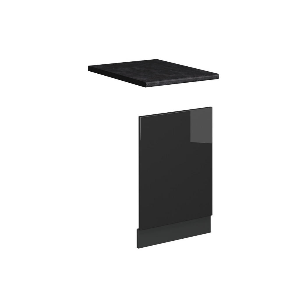 Vicco PŘEDNÍ PANEL Fame-Line Antracitový vysoký lesk 45 cm , PD Antracit