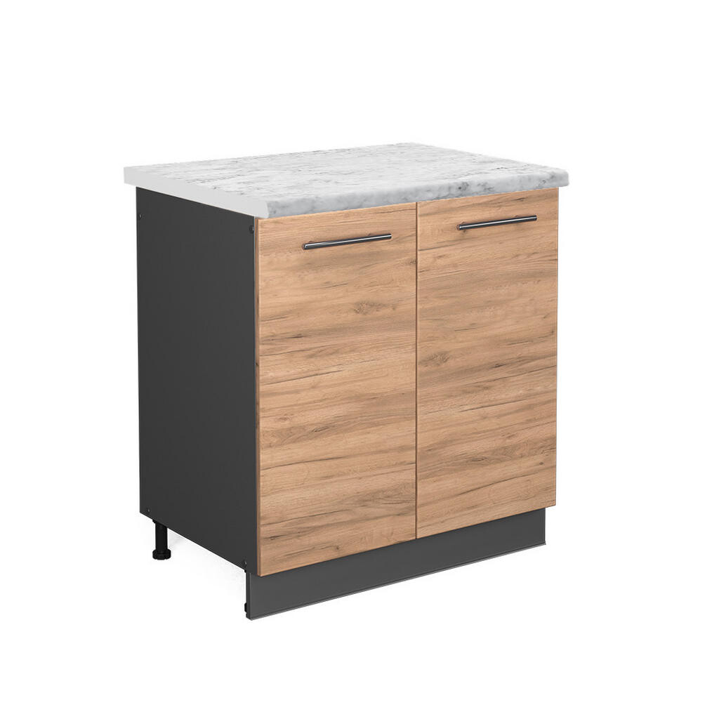 Vicco SKŘÍŇKA POD DŘEZ Fame-Line Zlatý mocný dub 80 cm , PD Mramor