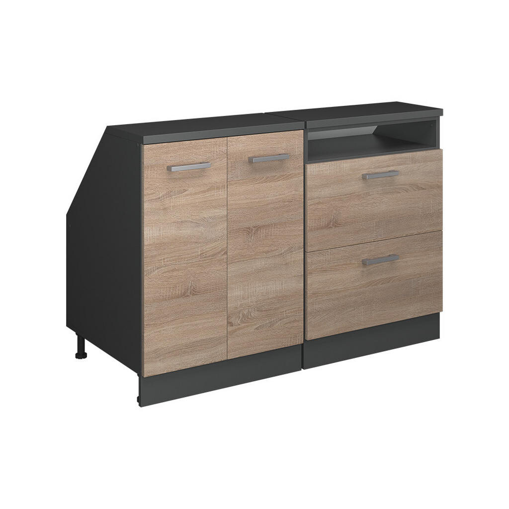 Vicco SADA SKŘÍNÍ PRO ŠIKMOU STŘECHU Rion Sonoma 120 cm Sada 2 korpusů skříně hloubka 60 cm