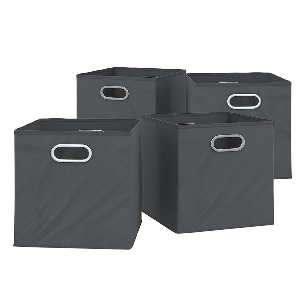 Vicco SKLÁDACÍ BOX Antracit 30 x 30 cm Sada 4 kusů