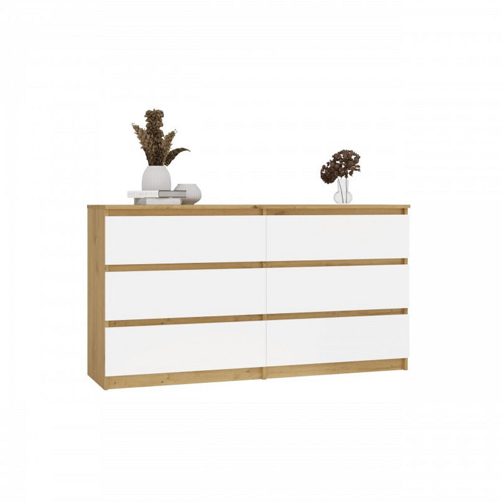 RAUMHIRSCH FURNITURE KOMODA antracitová, bílá 138/75/40