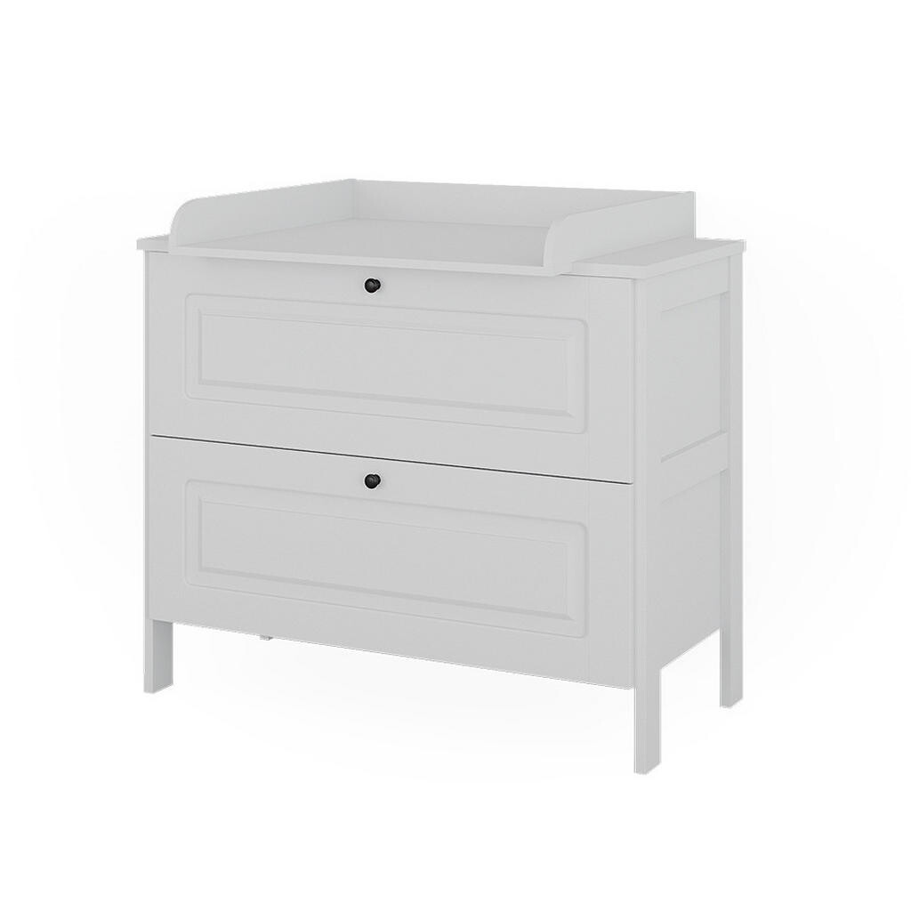 VitaliSpa PŘEBALOVACÍ PULT Ajaton Bílá 108 x 98 cm se 2 zásuvkami
